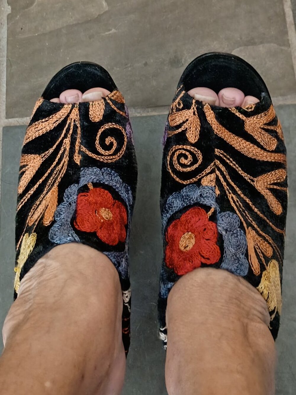 Zeyzani one of a kind Suzani embroidered wedge Size 39 / 8.5 US - Picture 8 of 10